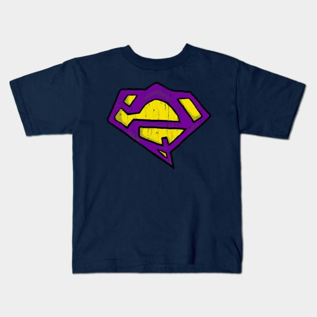 Bizarro (distressed) Kids T-Shirt by ExplodingZombie